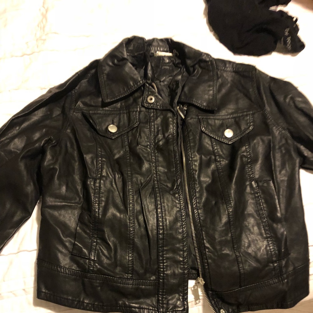 Leather jacket